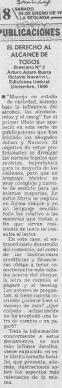 El Derecho al alcance de todos. El Derecho al alcance de todos.