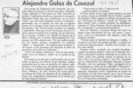 Alejandro Galaz de Casazul Alejandro Galaz de Casazul