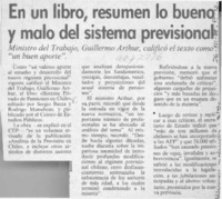 En un libro, resumen lo bueno y malo del sistema previsional En un libro, resumen lo bueno y malo del sistema previsional