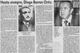 Hasta siempre, Diego Barros Ortiz Hasta siempre, Diego Barros Ortiz