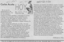 Carlos Acuña Carlos Acuña