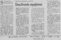 Descifrando espejismos Descifrando espejismos