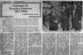 Centenario de Francisco Contreras (1877-1933) Centenario de Francisco Contreras (1877-1933)