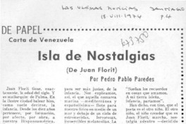 Isla de nostalgias Isla de nostalgias