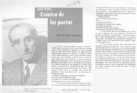 Crónica de los poetas Crónica de los poetas