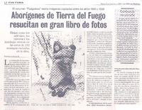 Aborígenes de Tierra del Fuego resucitan en gran libro de fotos Aborígenes de Tierra del Fuego resucitan en gran libro de fotos