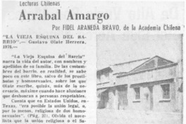 Arrabal amargo Arrabal amargo