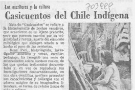 Casicuentos del Chile indígena Casicuentos del Chile indígena