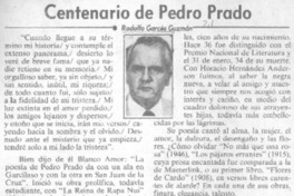 Centenario de Pedro Prado Centenario de Pedro Prado