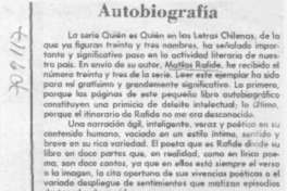 Autobiografía Autobiografía