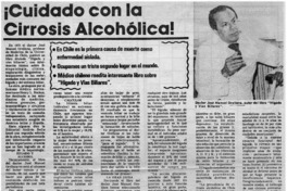 Cuidado con la cirrosis alcohólica!. Cuidado con la cirrosis alcohólica!.