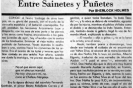 Entre sainetes y puñetes Entre sainetes y puñetes