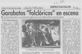 Garabatos "folclóricos" en escena Garabatos "folclóricos" en escena