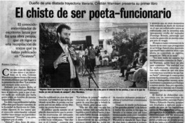 El chiste de ser poeta-funcionario El chiste de ser poeta-funcionario
