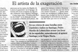 El artista de la exageración El artista de la exageración
