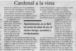 Cardenal a la vista Cardenal a la vista