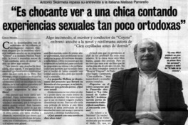 Es chocante ver a una chica contando experiencias sexuales tan poco ortodoxas" Es chocante ver a una chica contando experiencias sexuales tan poco ortodoxas"
