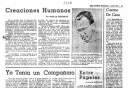 Creaciones humanas Creaciones humanas
