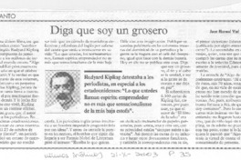 Diga que soy un grosero Diga que soy un grosero