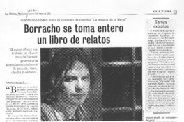 Borracho se toma entero un libro de relatos Borracho se toma entero un libro de relatos