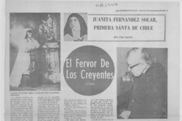 El fervor de los creyentes El fervor de los creyentes