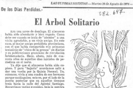 El árbol solitario El árbol solitario