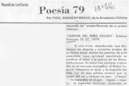 Cantar del niño dolido Cantar del niño dolido