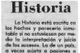 Historia. Historia.