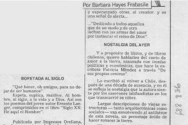 Bofetada al siglo Bofetada al siglo