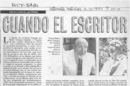 Cuando el escritor no tiene quien le escriba Cuando el escritor no tiene quien le escriba