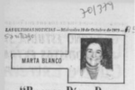 Buenos días, don Diego de la noche" Buenos días, don Diego de la noche"