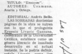 Ensayos" Ensayos"