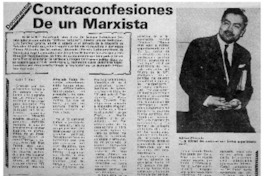 Contraconfesiones de un marxista Contraconfesiones de un marxista