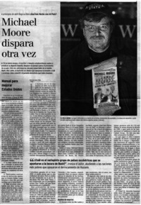 Michael Moore dispara otra vez Michael Moore dispara otra vez