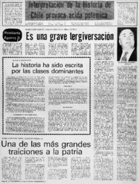 Es una grave tergiversación. Es una grave tergiversación.