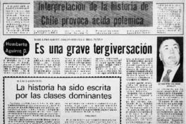 Es una grave tergiversación. Es una grave tergiversación.