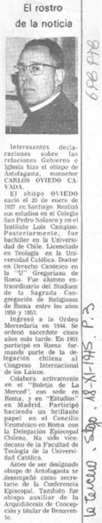 El rostro de la noticia. El rostro de la noticia.