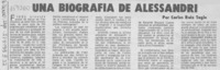 Una biografía de Alessandri Una biografía de Alessandri