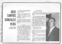 José Santos González Vera. José Santos González Vera.