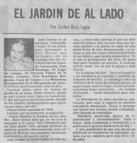 El jardín de al lado El jardín de al lado