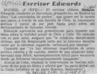 Escritor Edwards. Escritor Edwards.