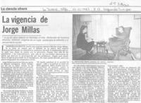 La vigencia de Jorge Millas. La vigencia de Jorge Millas.