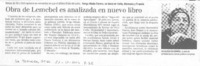 Obra de Lemebel es analizada en nuevo libro Obra de Lemebel es analizada en nuevo libro