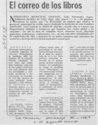 El correo de los libros. El correo de los libros.