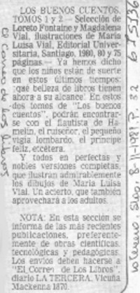Los buenos cuentos. Los buenos cuentos.