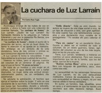 La cuchara de Luz Larraín La cuchara de Luz Larraín