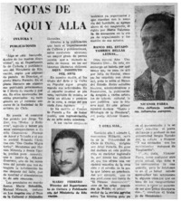 Notas de aquí y allá. Notas de aquí y allá.