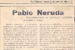 Pablo Neruda Pablo Neruda