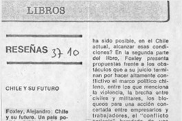 Chile y su futuro Chile y su futuro