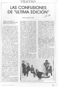 Las confusiones de "Última edición" Las confusiones de "Última edición"